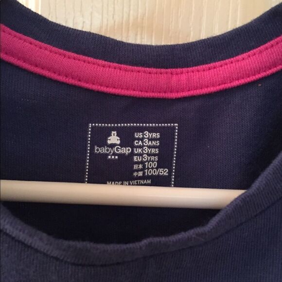 Baby Gap Girl Mermaid in Training Short Sleeve Blue Top Shirt babyGap Size 3 NWT - Picture 4 of 6